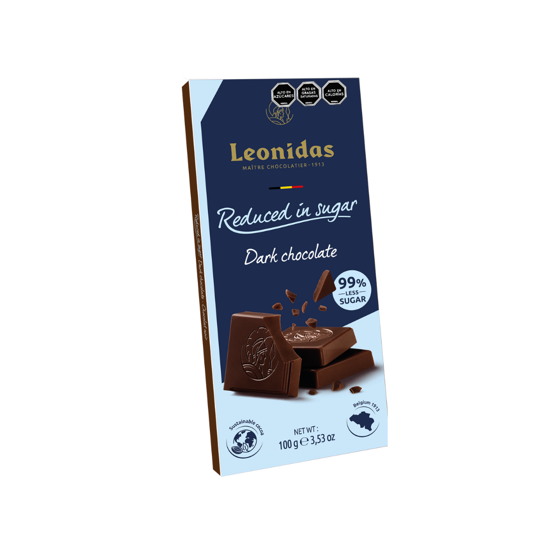 Barra de Chocolate Amargo Reducida en azucar 100gr