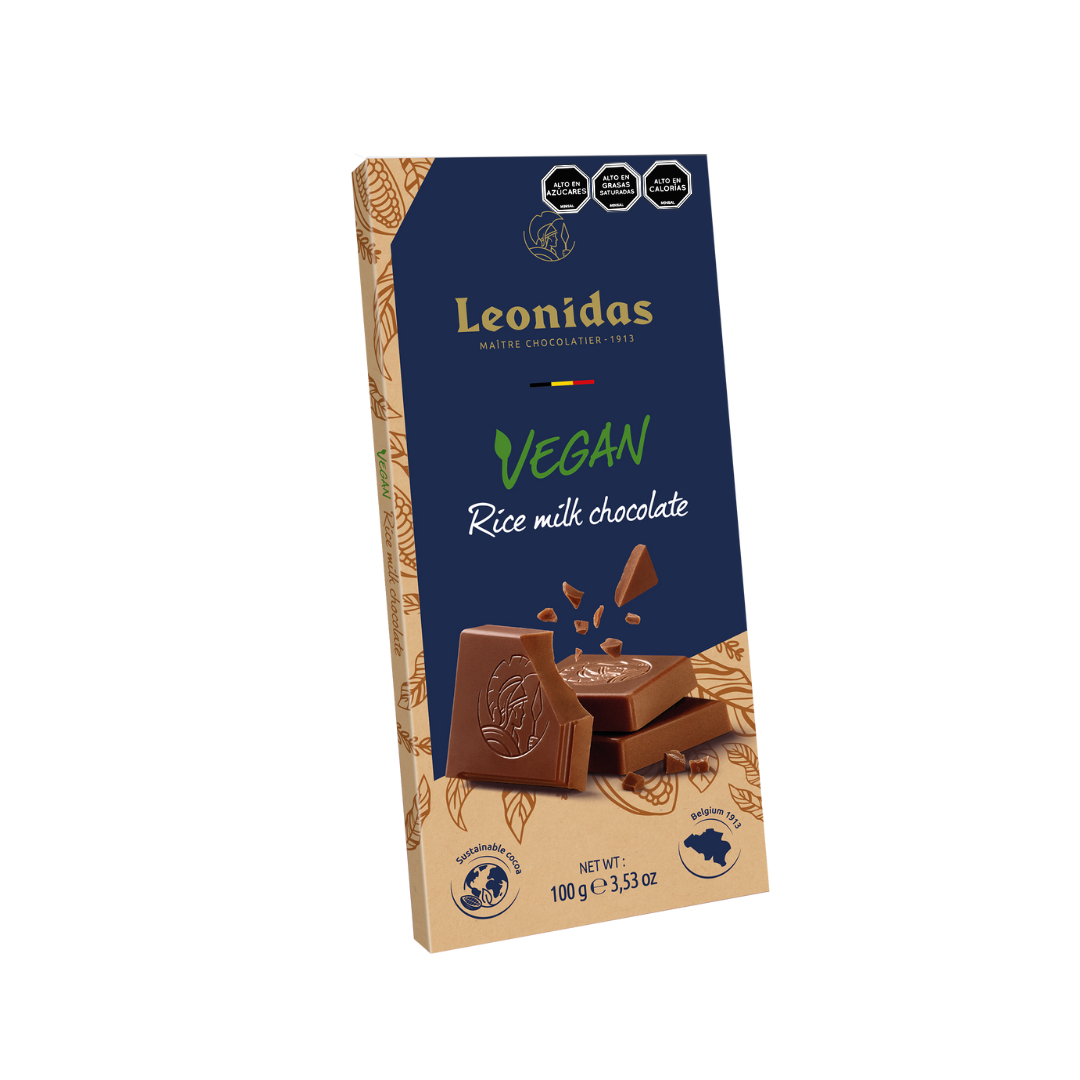 Barra Vegana de Chocolate de Leche con syrup de arroz 100gr