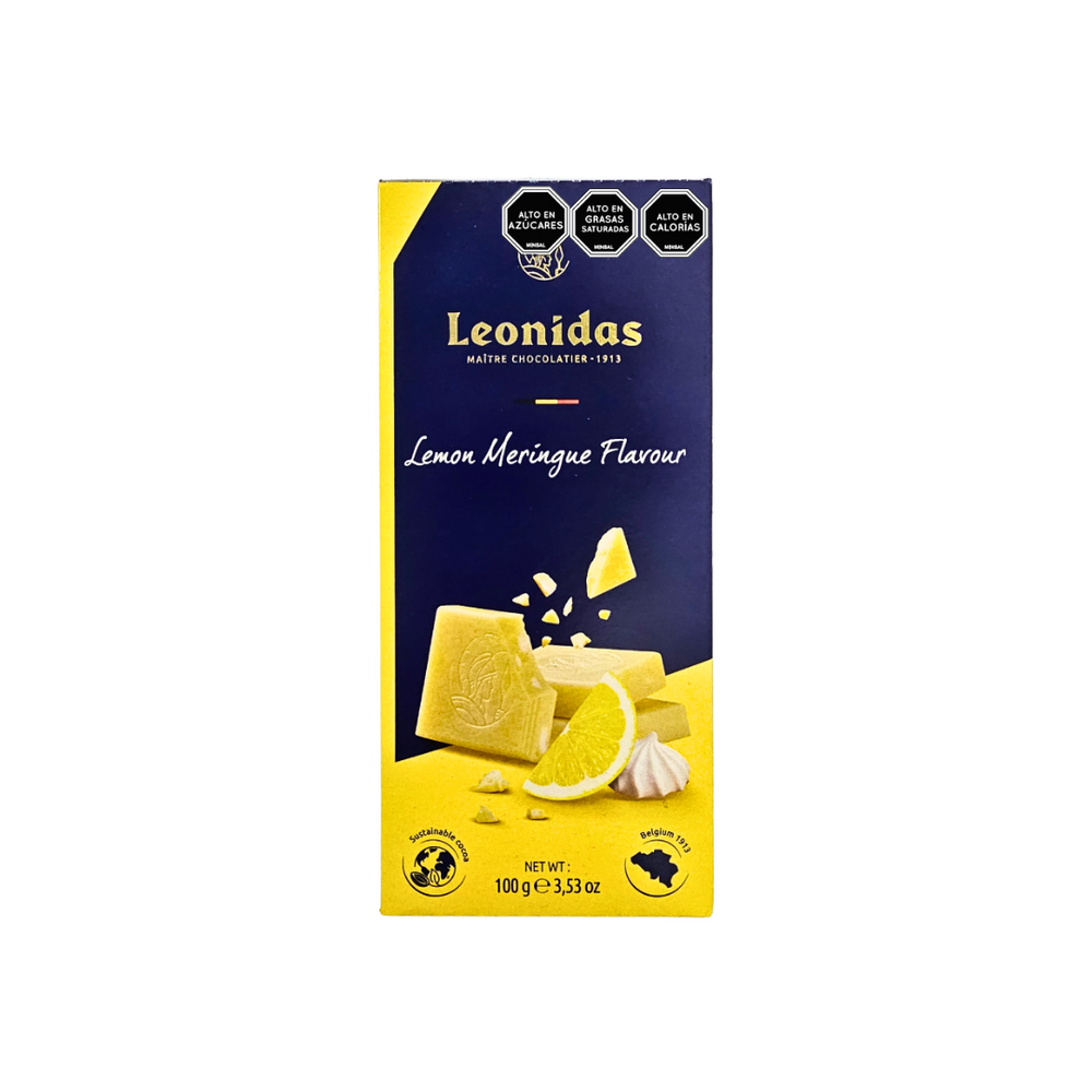 Barra 100gr White Lemon Meringue - Leonidas Chile