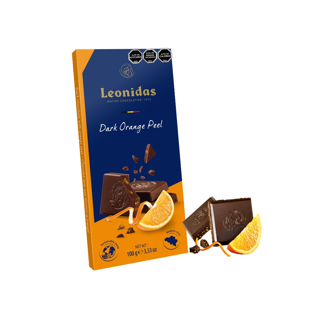 Barra de Chocolate Amargo con Naranja 100gr